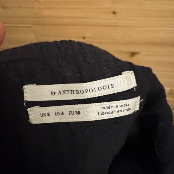 By Anthropologie Size 4 Marisol Off The Shoulder Embroidered Boho Midi Dress - Picture 14 of 16